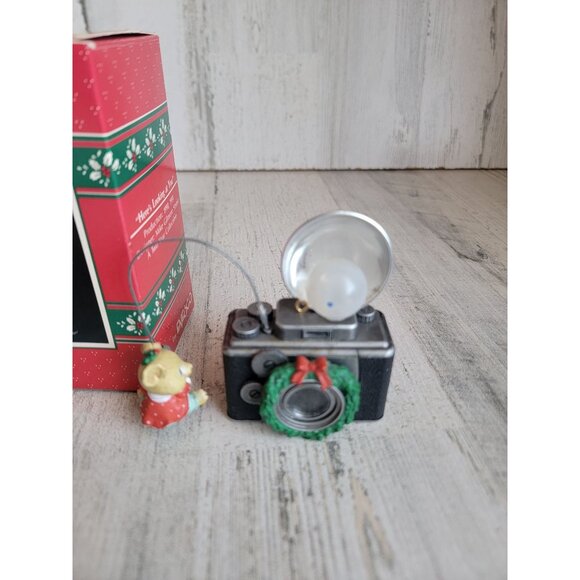 Enesco here's looking at you ornament Xmas 1990 - Picture 2 of 6